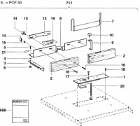 Bosch 0 603 035 201 S 10 Saw Table Spare Parts